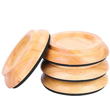 Saluaqui Beech Wood Piano Foot Pads 4 st. (Träfärg)