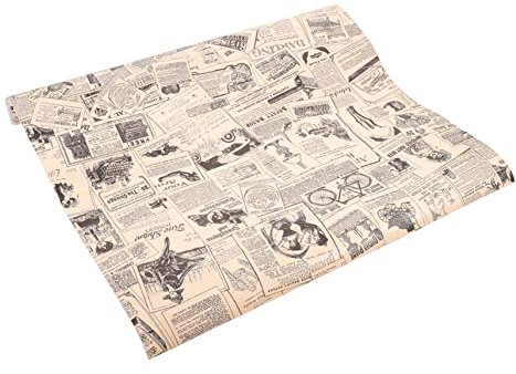 Lurrose Papel Pintado Autoadhesivo Vintage, Adhesivo Para Pared, Resistente a La Decoloración, Fácil De Colocar y Retirar, Ideal Para Salón, Dormitorio y Decoración Del Hogar, Tamaño 17.7x117 Pulgadas
