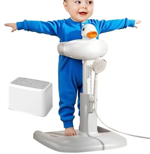 Stehhilfe für das Babybad im Stehen Babybadewanne Gestell | Höhenverstellbare Stehhilfe Tragbarer Duschsitz Für Kleinkinder Mädchen Kinder Im Badezimmer