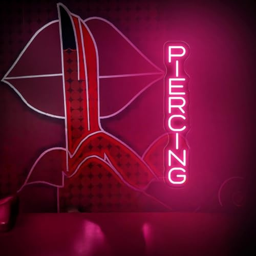 Piercing Led Sign Ear Piercing Neon Sign Tattoo Accessories Shop Wall Decor