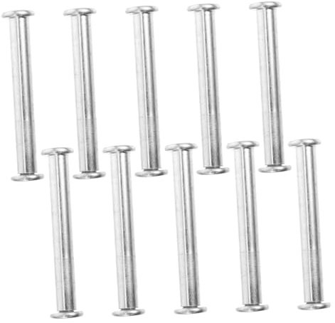 TOBBOMEY Lot de 10 Vis de Manivelle pour Parasol de Terrasse Pièces de Rechange Résistantes aux Intempéries Fixation Sécurisée pour Poignée de Parasol D’Extérieur Compatible Divers