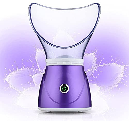 Facial Steamer,Nano Ionic Face Steamer for Home Facial,Face Sauna Spa Sinuses Moisturizing Cleansing Pores for Women Moisturizing Home SPA (Purple)