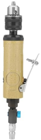 Yinhing Herramienta de Perforación Neumática de Taladro Recto de Alta Velocidad de 3/8 Rendimiento de 22000 RPM Diseño Liviano Ergonómico Versátil para Maquinaria de Hardware de Muebles
