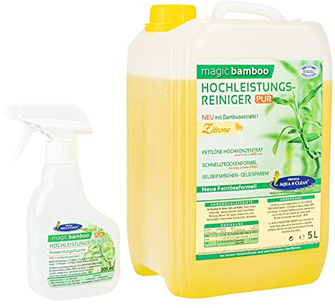 AQUA CLEAN Magic Bamboo Hochleistungsreiniger 5l Hochkonzentrat (Zitrone)