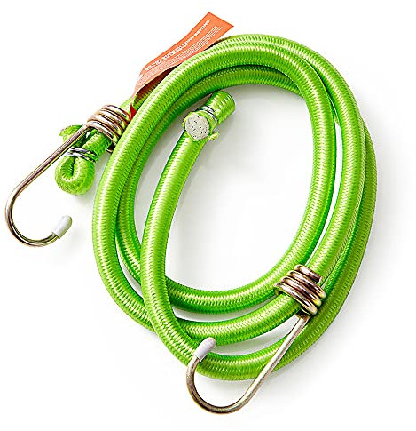 Dekton 2PC 18 x 10MM Heavy Duty Bungee Cord | Ideal for Securing Luggage, Home, Garage, Workshop & Camping | Heavy Duty Zinc Plated Steel Hooks | Versatile for General Use | Durable Construction