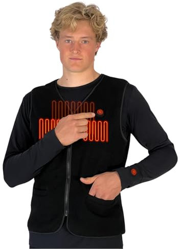 Glovii GV1XXL protección corporal para deportes de invierno Chaleco de protección Esquiar, Snowboard Unisex Poliéster Negro