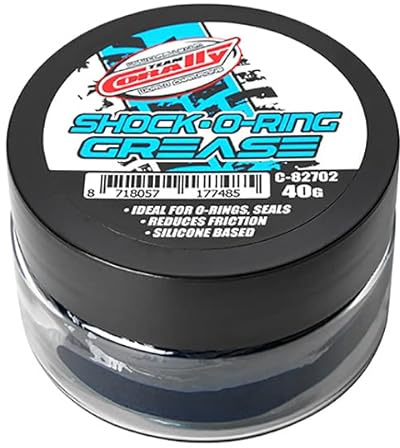 Corally Team Blue Grease 40gr - Ideal for o-Rings, Seals, Bearings, Suspension Friction Reducer C-82702