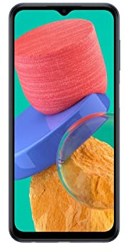 Samsung Galaxy M33 5G, Android Smartphone, 6,6 Zoll Infinity-O TFT Display, 5.000 mAh Akku, 6 GB RAM 128 GB Speicher, Dual-SIM, Dark Blue