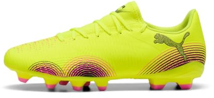 Puma - Future 8 Play FG/AG, Zapatillas de fútbol Unisexo, Yellow Alert-Puma Black-Sun Struck,