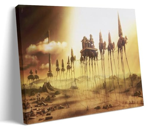 HAJIDEMA Salvador Dali Kunst Sport Elefanten Kunst Leinwand Gemälde Dekor Wanddruck Foto Zuhause Moderne Dekorationen 20 x 30 cm
