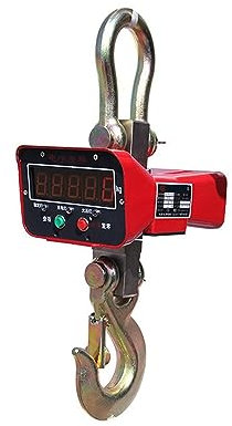 Bilancia sospesa digitale, D'attaccatura Resistente Della Della Gru Digitale Di Alluminio 1000KG Con L'anello E Il Gancio Rinforzati Dello Schermo Del LED For L'industria 1T per la casa, l'azienda agr