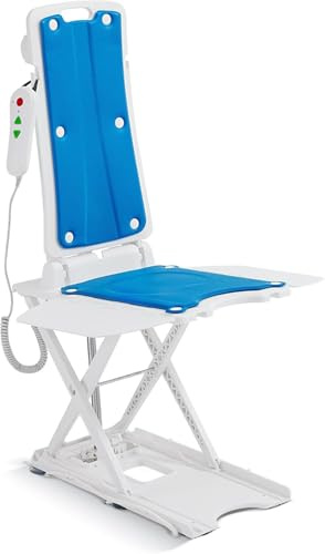 Wellexa Electric Lift Chair for Floor and Bath, Portable, IP68 Waterproof, Elderly and Disabled Lift Mobility Aid, 300 lb Lift Capacity