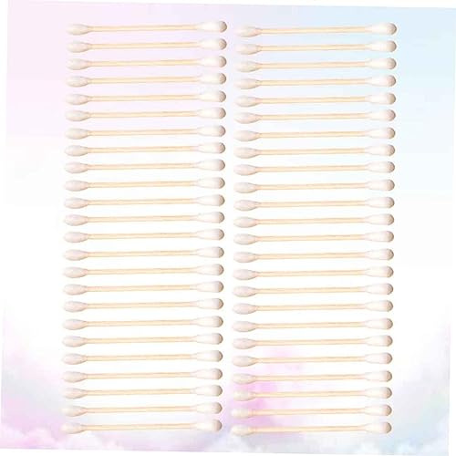 HONITANO 300 Pièces Bâtonnet Double Tête Pour Cosmétique Et Démaquillage Lot De Bâtonnets En Fibres Naturelles