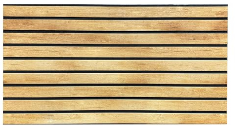 K&B Panels 3D Wall Panel, Realistic Wood Effect Styrofoam Wall Panelling, Lightweight, Easy to Install, Dual Insulation to Reduce Acoustic Noise, Indoor & Outdoor (Natural) (1 Panel)