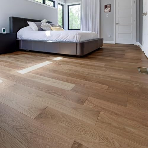 INMOZATA PVC Bodenbelag 5.01m² Vinylboden Selbstklebend Wasserdichte Bodenaufkleber für Küche Bad Haus Bodenfliese, 91.5 X 15.2CM, Original Holz