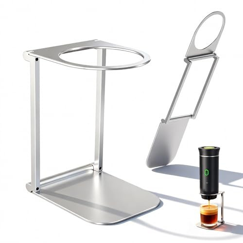 YUDAWN Universal Coffee Stand, Espresso Machine Stand Travel Coffee Maker Stand Foldable Coffee Drip Holder With Base for Home Office Travel