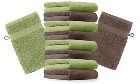 Betz Paquete de 10 Manoplas de baño Premium tamaño 16x21cm 100% algodón