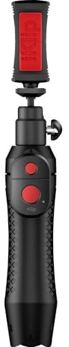 IK Multimedia Iklip Grip Pro – Palo Selfie para Video Alta definición, trípode, monopie, Soporte, Ultra Compacto, Profesional y ergonómico - Negro