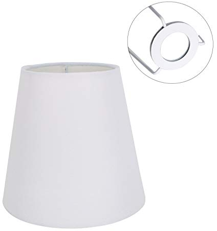 Eastlion 5.5 inch Paralume Tessuto Piccolo E14 Paralumi Lampadari Lampadario e Lampada a Muro,Bianca