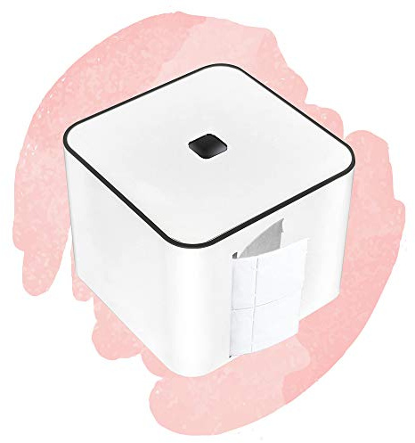 Clean Pad Box - The Cube - elegante Clean Pad Spender für Nägel Design - für professionelle Nagelstudios entwickelt und ideal für Anfänger - Clean Pads für professionelle Gelnägel