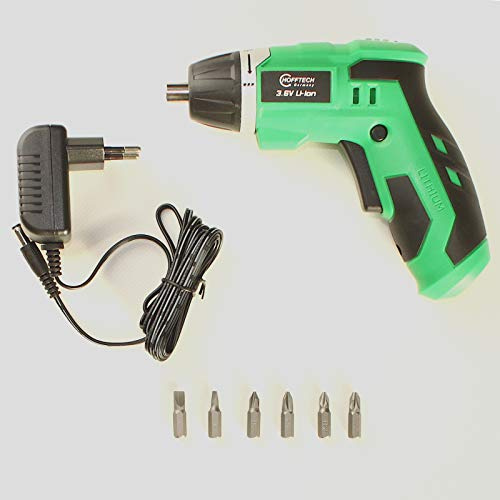 Akku-Schrauber Schraubendreher 3,6V Lithium-Ion Mini Bohrschrauber inkl. Bitset