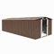 vidaXL Capanno da Giardino in Metallo Marrone 257x597x178 cm Casetta Attrezzi