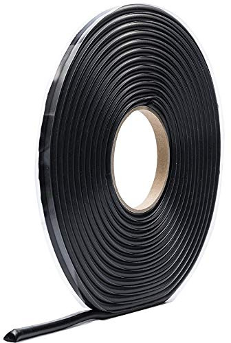 Butylrundschnur 4mm schwarz - 12m Rolle - Dichtband für Industrie & Bau, Caravan- und Fahrzeug, Boot, Scheinwerfer, Lautsprecher