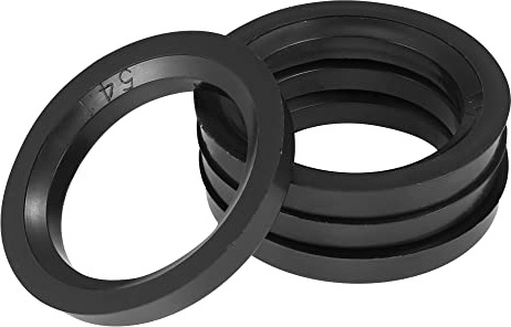 X AUTOHAUX 4pcs Plastic 73.1mm to 54.1mm Car Centric Rings Wheel Bore Spacer