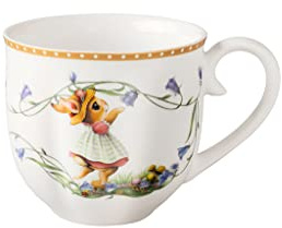 Villeroy & Boch - Annual Easter Edition Jahresbecher 2023, Porzellan-Becher Bunt, Füllmenge 390 Ml