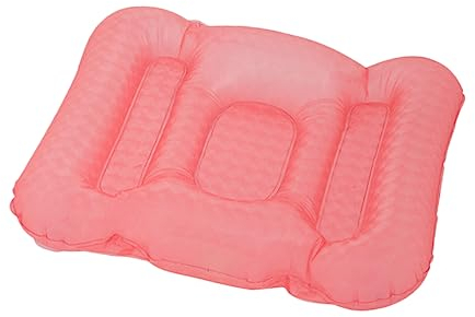 Ciieeo 1stk Aufblasbares Kissen Badewannenkissen Zurück Ruhen Ergonomisches Badewannenkissen Kopfstütze Für Badekissen Für Badewanne Kopfkissen PVC Nacken