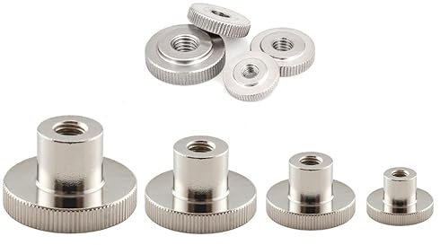 Rändelmutter hohe flache Form DIN 466 467 Stahl verzinkt M3 M4 M5 M6 M8 M10 (1 5 10 25 Stück) (25, M5 (flache Form))
