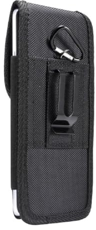 DFV mobile - Nylon Belt Holster with Metal Clip and Card Holder para Onyx BOOX Palma (2023) - Black