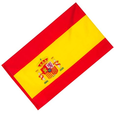 BDM Große spanische Flagge 150x90, sehr widerstandsfähige spanische Flagge, Nationalflagge außen und innen Schild
