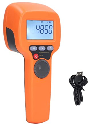 Estroboscopio Digital de Mano que Mide 60-99999RPM,Tacómetro Estroboscópico con Flash LED sin Contacto,Velocímetro Estroboscópico con Flash LED Recargable de Alta Precisión 0,001%