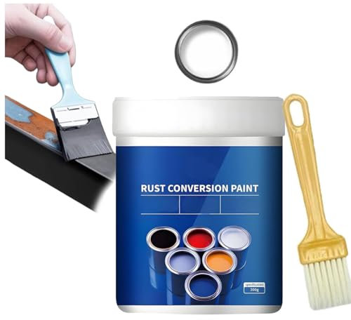 Eliminador de óxido para metal, convertidor de óxido, pintura convertidora resistente a la intemperie, pintura metálica multifuncional a base de agua para metal, coche, vallas, equipos industriales,