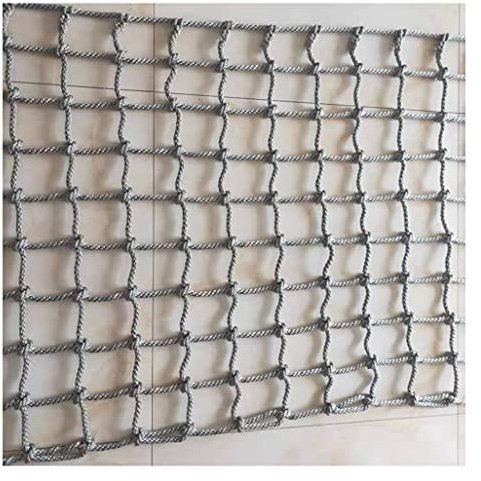 QLKFTRVNH Red De Escalada Al Aire Libre para Niños, Protección Infantil Kindergarten Plaza De Juegos Atracciones Lanzando Net(1X2m/3.3X6.6ft)