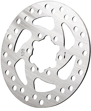 DECOMELODY Bremsscheibe Edelstahl Scheibenbremse Mit Hohlraumdesign Für Elektroroller Und Fahrradrobuste Bremsscheibe Zubehör Kompatibel Mit Kleinen Spezifikationen