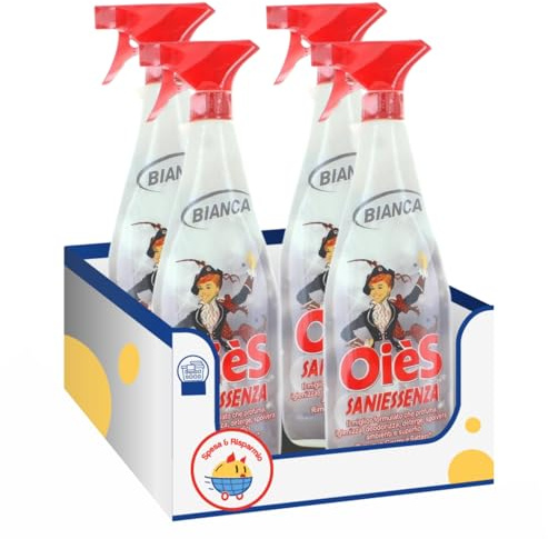 Detergente Igienizzante Profumato Bianca – 750 ml – Variazioni 4/8/12 Pezzi (4)