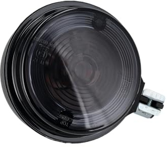 Blinker hinten, rund in Schwarz mit Rauchgrauem Glas - für Simson S50, S51,
