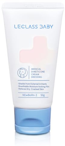 Hefo Baby Silikon Creme – Medizinische Pflege bei Ekzemen, Windeldermatitis & trockener Haut | Steril, feuchtigkeitsspendend, hautberuhigend | Für Neugeborene, Kinder & Schwangere | 50g