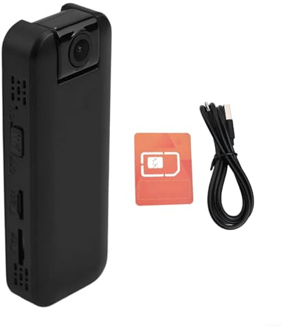 Niceminiwall Registratore 4G per auto con 4K per video Ultra HD, obiettivo grandangolare 115° girevole a 180°, infrarossi, rilevamento del movimento, accesso remoto tramite app mobile tramite 4G (per