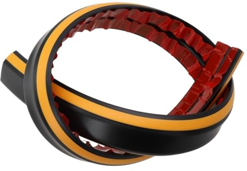 Cubierta de Cable Suelo 1M, Cubierta protección Resistente, PVC Suave 50mm, canaleta Goma for Oficina en casa Pasacables Suelo(Black Gold)