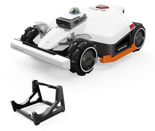 Mammotion LUBA 3 AWD 1500 Mähroboter ohne Begrenzungskabel+ Waschstand | 1500㎡, 360° LiDAR+Dual-Kamera mit KI-Steuerung, 9,4 Ah-Akku, Auto-Kartierung, AWD für bis zu 80% Steigung,15 Multi-Zonen