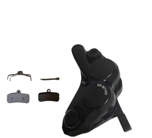 Cykelbromstrumma bakre broms MT420 Cykel Hydraulisk skivbroms BR-MT420 Bromsok med 4 kolvar Lämplig för MTB-cykel(Brake D03S 1pcs)