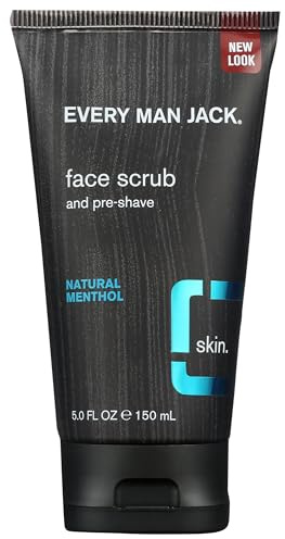 Cada hombre Jack firma menta pre-shave Face Scrub, 148 ml