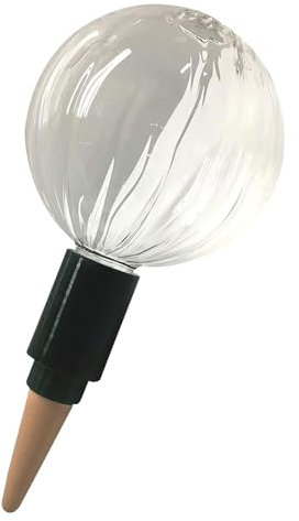 Blumat Glass Plant Self Watering Globes,Automatic Houseplant Drip Irrigation for Indoor Plants, Hanging Plants, Houseplants, Plant Garden Accessories,Vacation Plant Savers,Large Globe Small Adapter