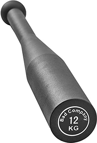 Bad Company Steel Indian Club Bell I stålsvängbar klubb för effektiv helkroppsträning I 12 kg