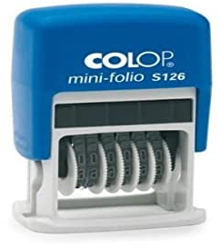 COLOP 104941 Ziffernstempel Mini Dater S126, 6-stellig