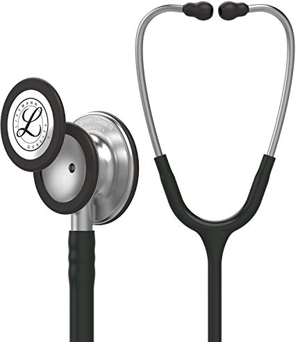 3M Littmann Fonendoscopio para monitorización Classic III, tubo color negro, 68,5 cm, 5620