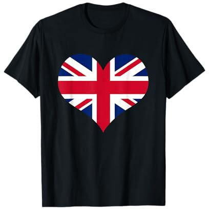Bandera del Reino Unido Bandera británica con forma de Camiseta